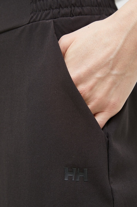 Helly Hansen spodnie sportowe Thalia 2.0 damskie kolor czarny proste high waist 34325 - zdjęcie produktu nr 2