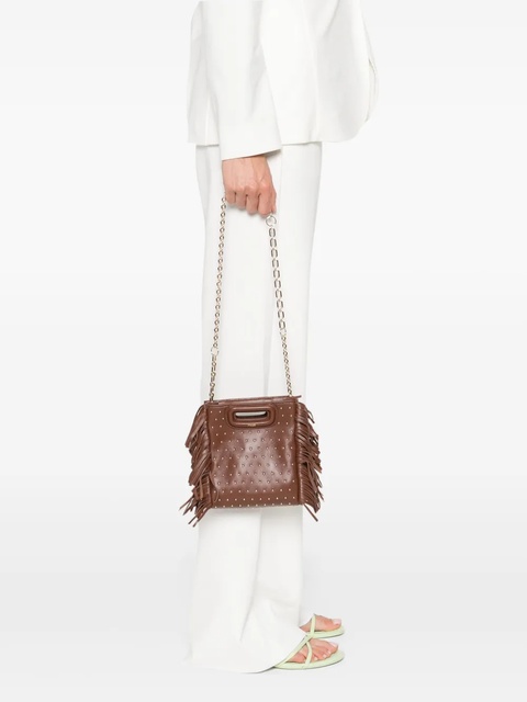 Maje M studded mini bag - Brown - zdjęcie produktu nr 2