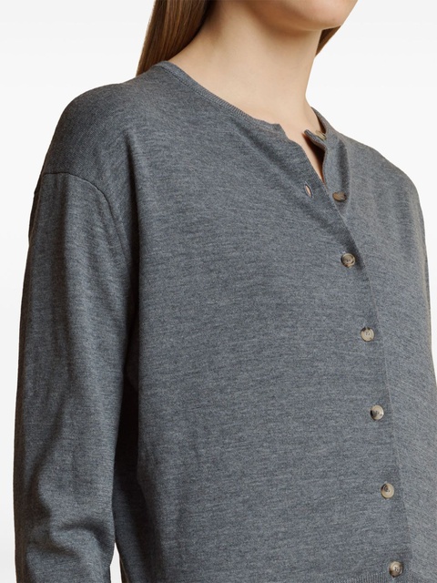 KHAITE The Jackie cardigan - Grey - zdjęcie produktu nr 2