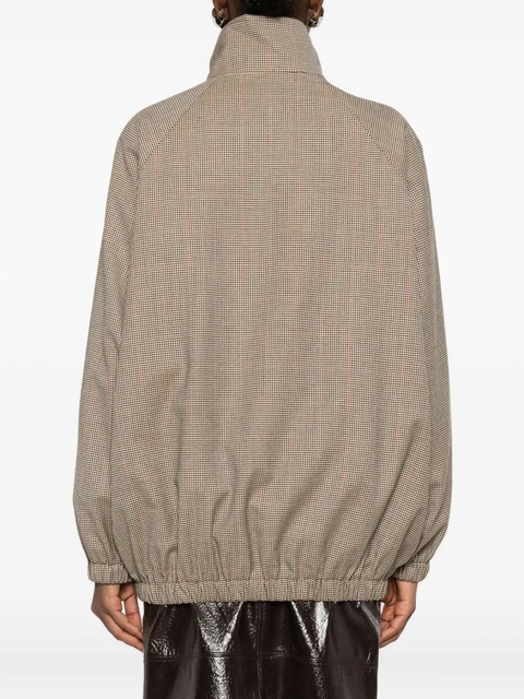 The Frankie Shop houndstooth bomber jacket - Neutrals - zdjęcie produktu nr 2