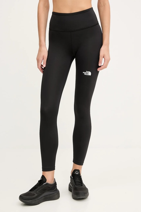 The North Face legginsy treningowe Flex 25In damskie kolor czarny gładkie NF0A8EJEJK31 - zdjęcie produktu nr 1