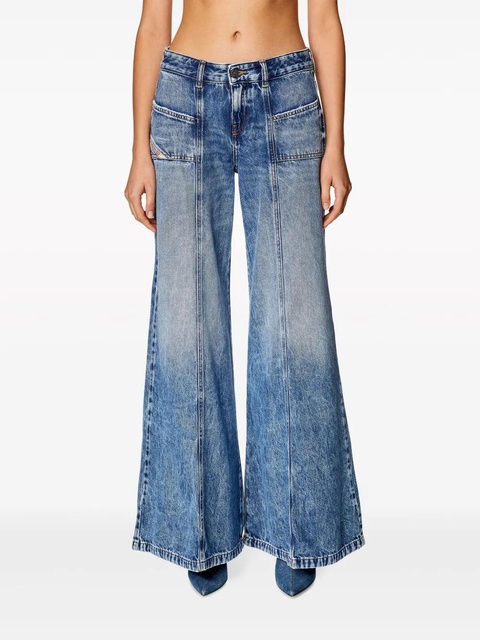Diesel D-Akii 09H95 bootcut jeans - Blue - zdjęcie produktu nr 2