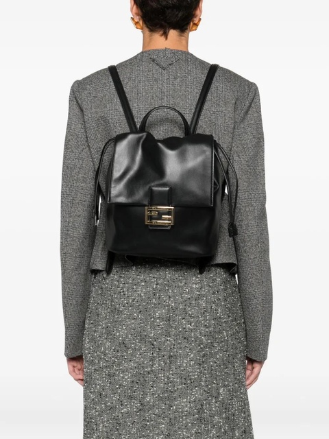 FENDI leather backpack - Black - zdjęcie produktu nr 1
