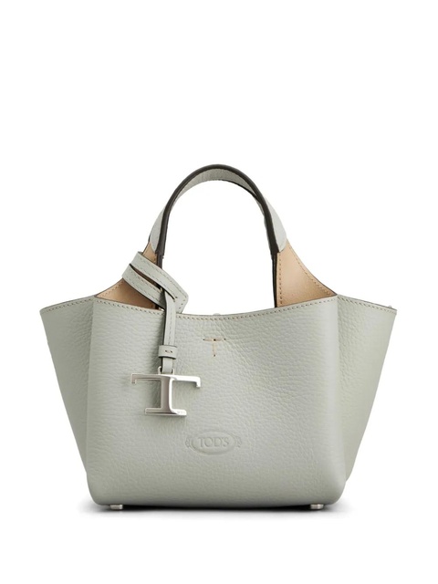 Tod's leather mini bag - Grey - zdjęcie produktu nr 1