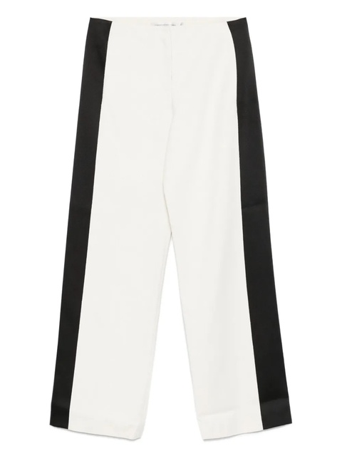Christopher Esber side-stripe trousers - White - zdjęcie produktu nr 1