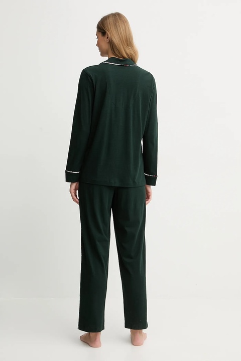 Lauren Ralph Lauren piżama damska kolor zielony ILN72467F - zdjęcie produktu nr 2