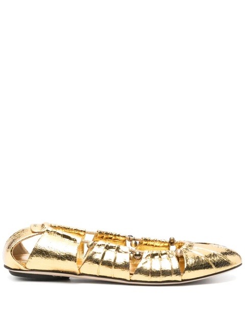 Chloé Luna ballet flats - Gold - zdjęcie produktu nr 1