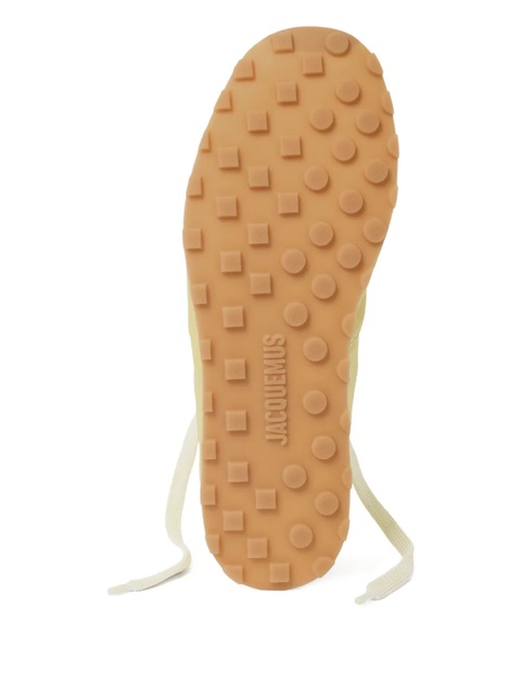Jacquemus The Tennis suede lace-up sneakers - Yellow - zdjęcie produktu nr 2