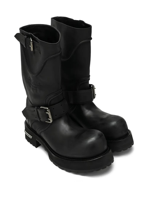 Balenciaga Hourglass crocodile-effect wallet - Black - zdjęcie produktu nr 2