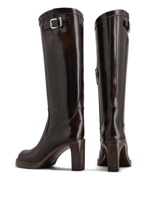 Tod's leather boots - Brown - zdjęcie produktu nr 1