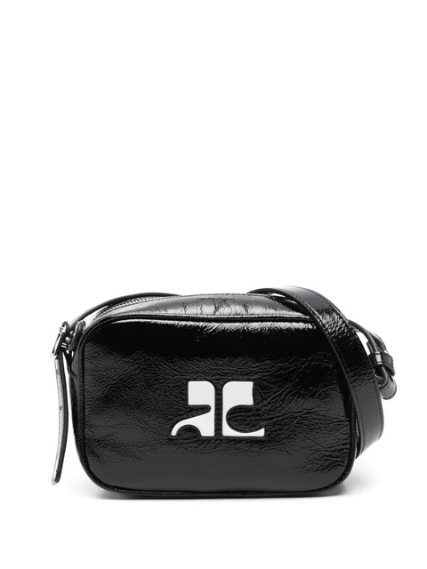 Courrèges Reedition Naplack cross body bag - Black - zdjęcie produktu nr 1