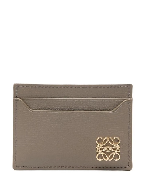 LOEWE logo-plaque calfskin cardholder - Neutrals - zdjęcie produktu nr 1