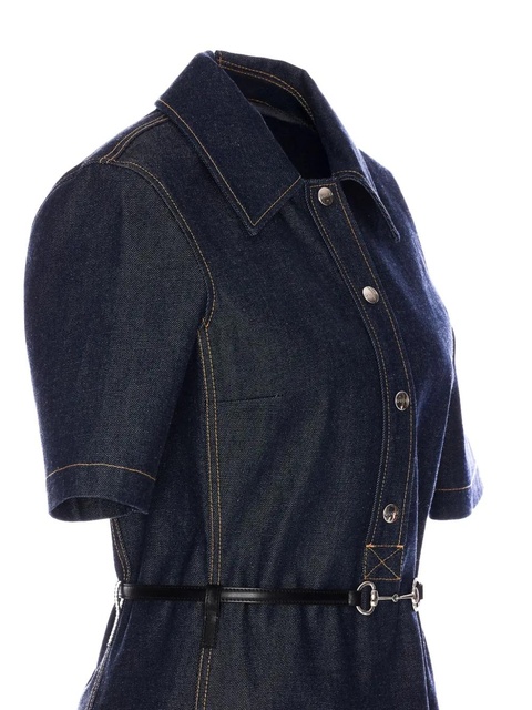 Gucci denim shirt dress - Blue - zdjęcie produktu nr 2
