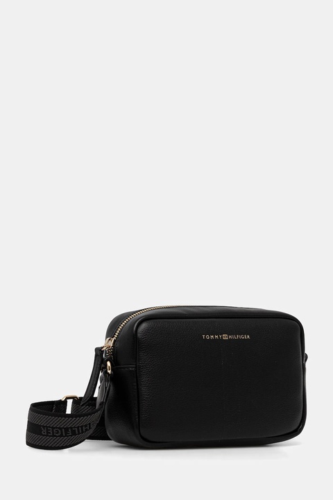 Tommy Hilfiger torebka kolor czarny AW0AW17689 - zdjęcie produktu nr 2