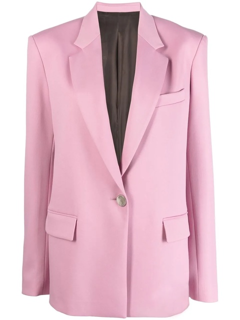 The Attico Bianca single-breasted blazer - Pink - zdjęcie produktu nr 1