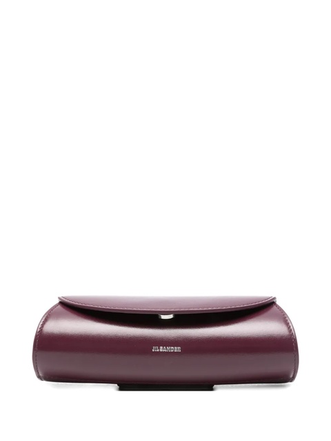 Jil Sander Cannolo cylindrical leather glasses case - Purple - zdjęcie produktu nr 1