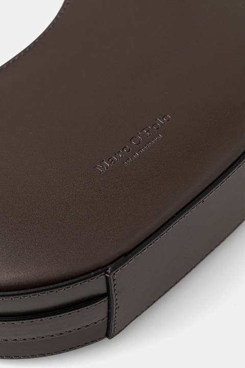 Marc O'Polo torebka skórzana kolor brązowy 5000009277 - zdjęcie produktu nr 2