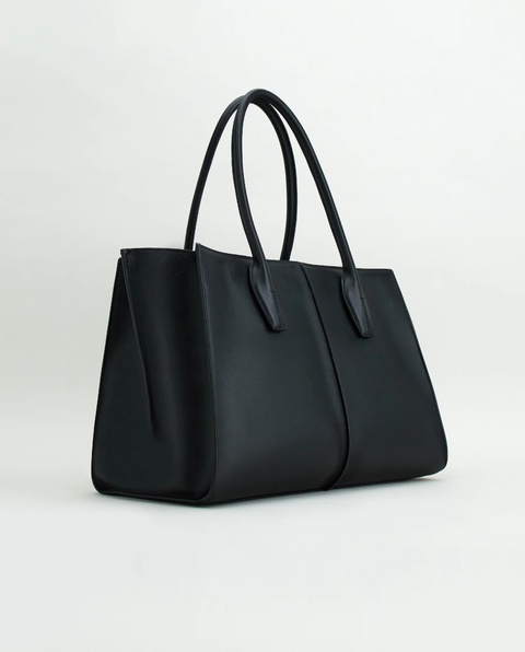 TOD'S - Czarna torebka Holly Medium - zdjęcie produktu nr 1