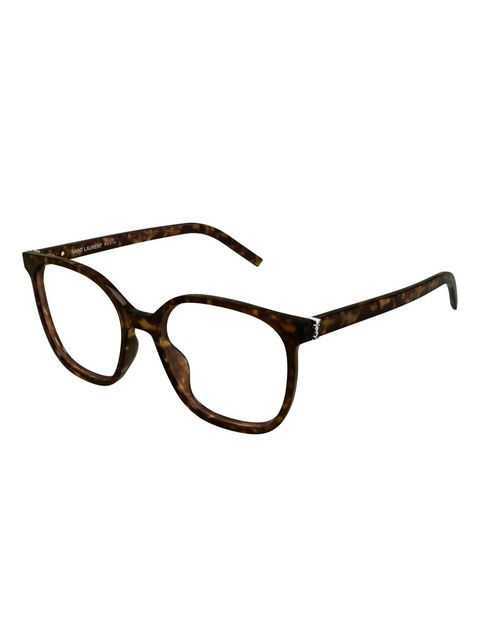 Saint Laurent Eyewear round-frame glasses - Brown - zdjęcie produktu nr 1