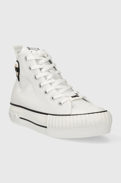 Karl Lagerfeld trampki KAMPUS MAX NFT damskie kolor biały KL60444 - zdjęcie produktu nr 1