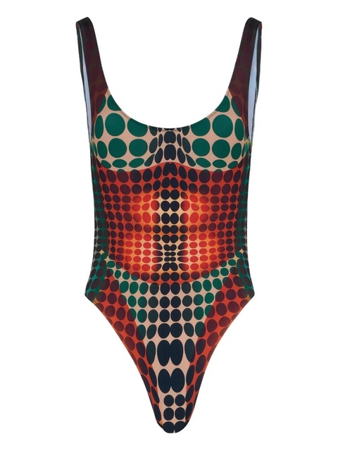 Jean Paul Gaultier Re-edition printed swimsuit - Red - zdjęcie produktu nr 1