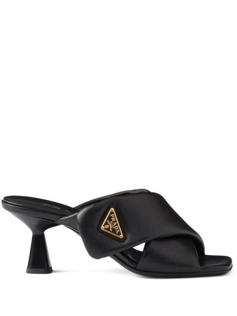 Prada 65mm padded sandals - Black - zdjęcie produktu nr 1