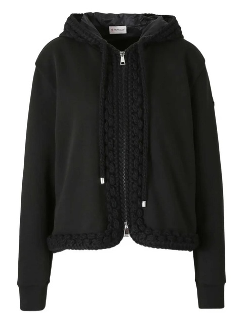 Moncler zip-up hoodie - Black - zdjęcie produktu nr 1
