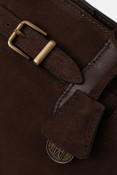 Marc O'Polo torebka zamszowa kolor brązowy 5000007780 - zdjęcie produktu nr 2