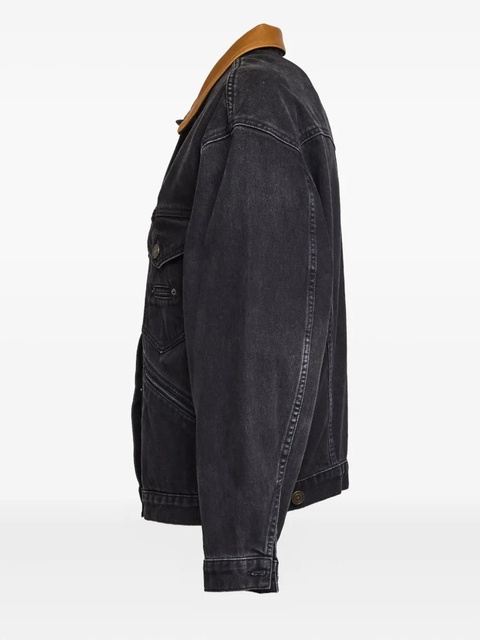 ISABEL MARANT Petunia denim jacket - Black - zdjęcie produktu nr 2