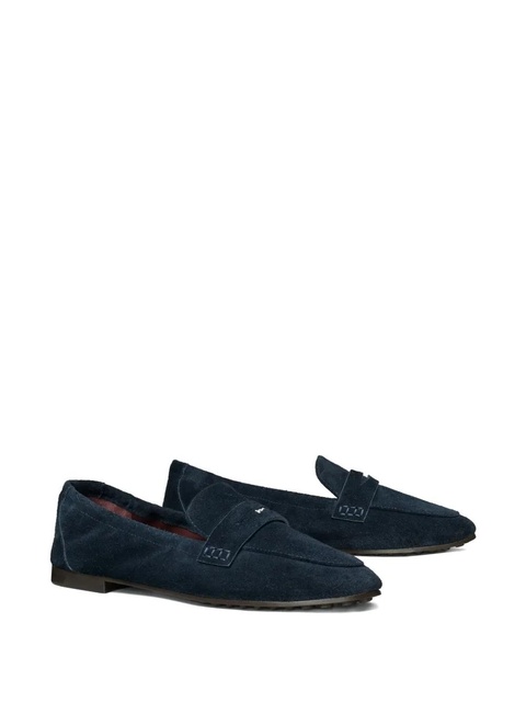 Tory Burch penny-strap suede loafers - Blue - zdjęcie produktu nr 1