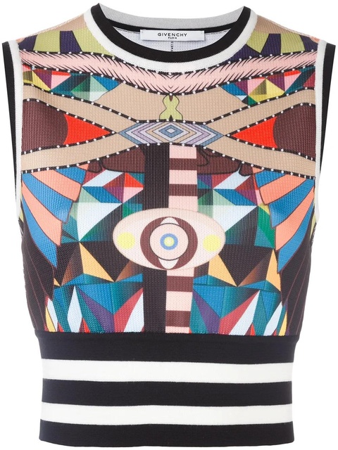 Givenchy 'Crazy Cleopatra' knitted top - Multicolour - zdjęcie produktu nr 1