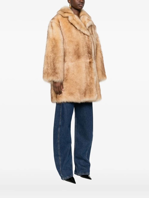 Prada lamb-shearling coat - Brown - zdjęcie produktu nr 2