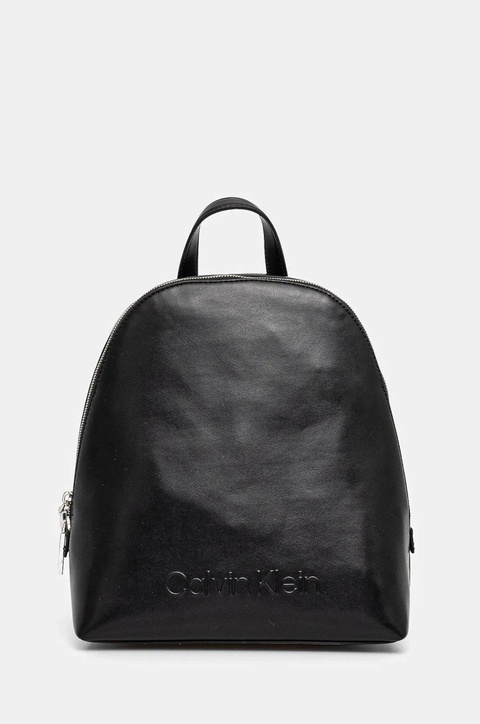 Calvin Klein plecak damski kolor czarny mały gładki K60K613185 - zdjęcie produktu nr 2