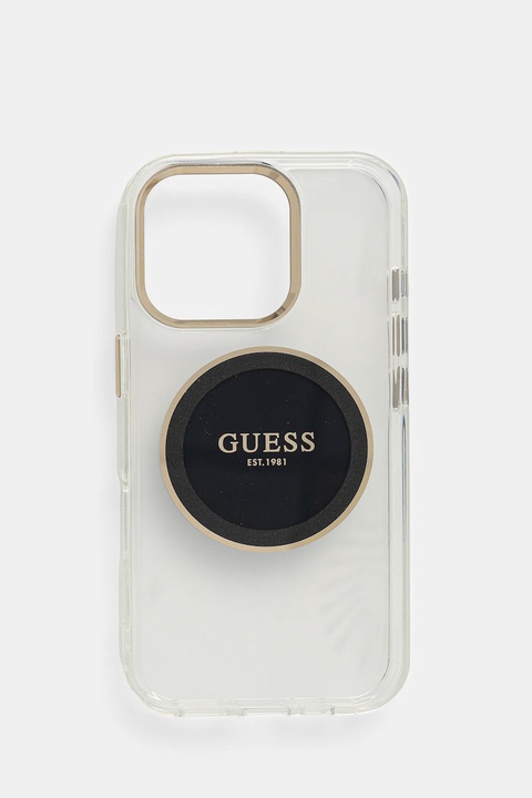 Guess etui na telefon iPhone 16 Pro kolor czarny GUHMP16LHTDRCEDK - zdjęcie produktu nr 1