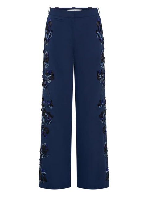 Christopher Esber Duke embellished trousers - Blue - zdjęcie produktu nr 1