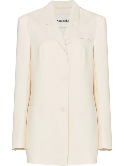Nanushka single-breasted blazer - Neutrals - zdjęcie produktu nr 1