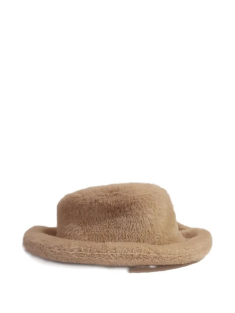 Ruslan Baginskiy wide-brim fur hat - Neutrals - zdjęcie produktu nr 1