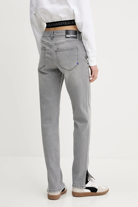 Karl Lagerfeld Jeans jeansy damskie kolor szary A2W10134 - zdjęcie produktu nr 1