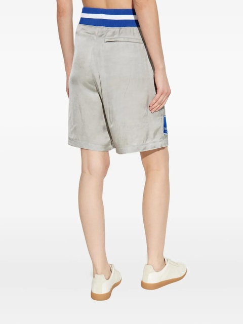 Off-White number-print shorts - Grey - zdjęcie produktu nr 2