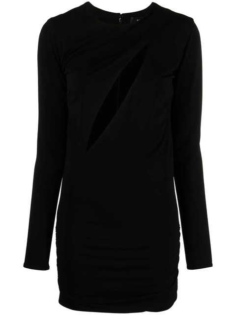 Versace cut-out long sleeves dress - Black - zdjęcie produktu nr 1