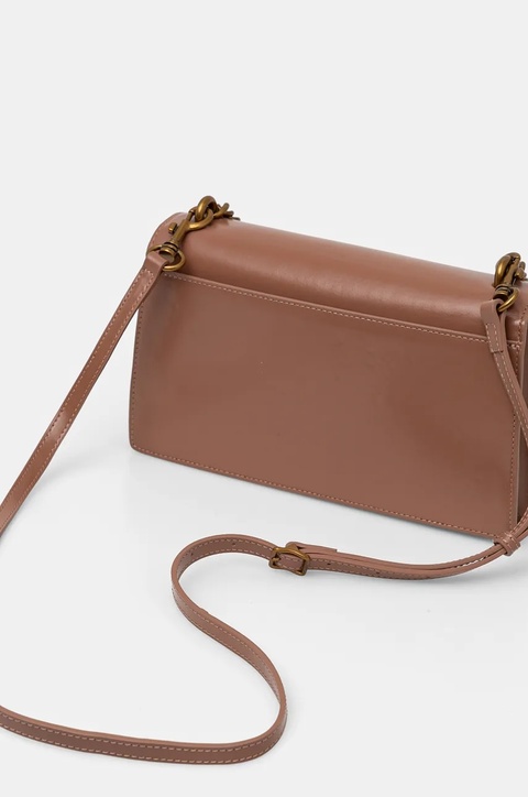 Kurt Geiger London torebka skórzana SHOREDITCH kolor brązowy 4998424319 - zdjęcie produktu nr 2
