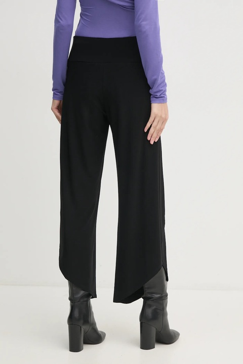 Joseph Ribkoff spodnie damskie kolor czarny szerokie high waist 211494 - zdjęcie produktu nr 2