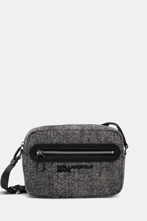 Karl Lagerfeld Jeans saszetka jeansowa kolor czarny B1M30250 - zdjęcie produktu nr 1