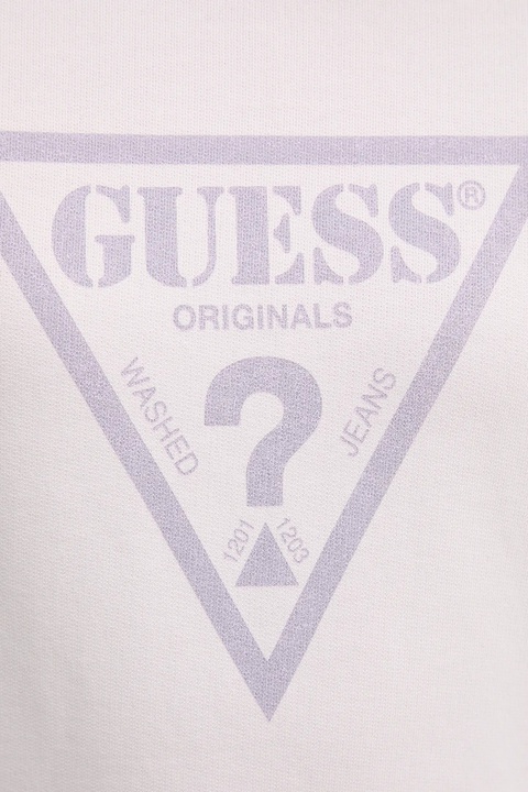 Guess Originals bluza bawełniana damska kolor fioletowy z nadrukiem W5GQ03 K68I4 - zdjęcie produktu nr 2