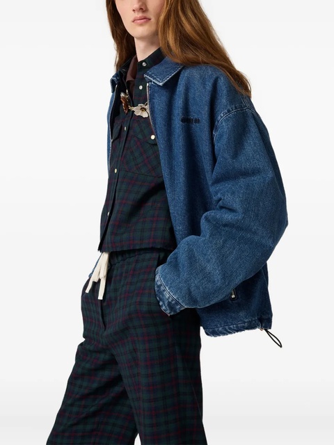 Miu Miu Plaid shirt - Blue - zdjęcie produktu nr 2