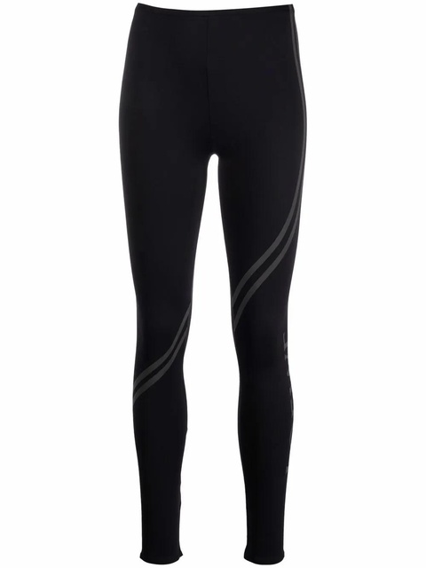 LOEWE logo-print leggings - Black - zdjęcie produktu nr 1
