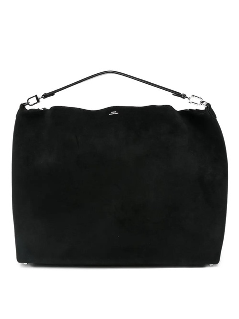 TOTEME bevel suede shoulder bag - Black - zdjęcie produktu nr 1