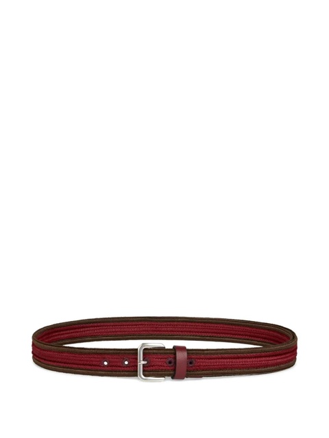 ETRO woven leather belt - Red - zdjęcie produktu nr 1