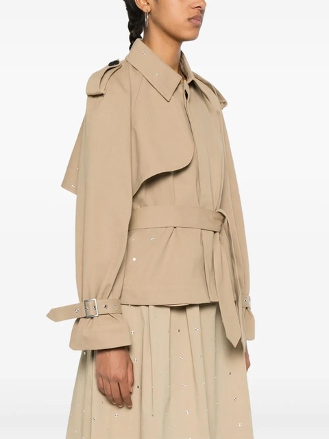Maje studded trench coat - Neutrals - zdjęcie produktu nr 2
