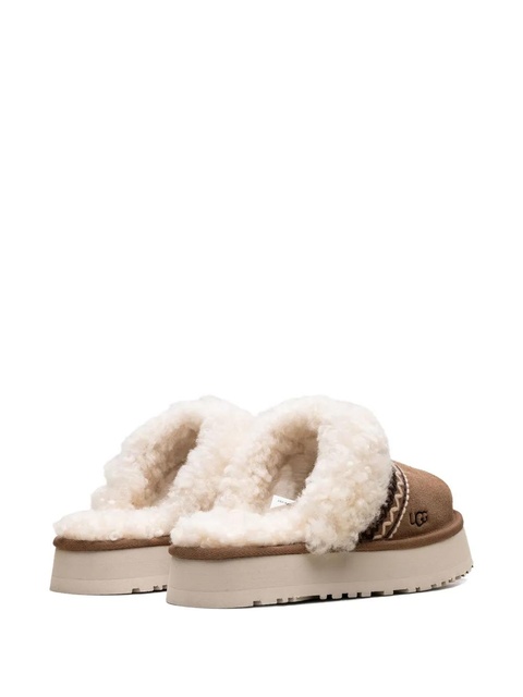 UGG Disquette Atherson platform shearling slippers - Brown - zdjęcie produktu nr 2